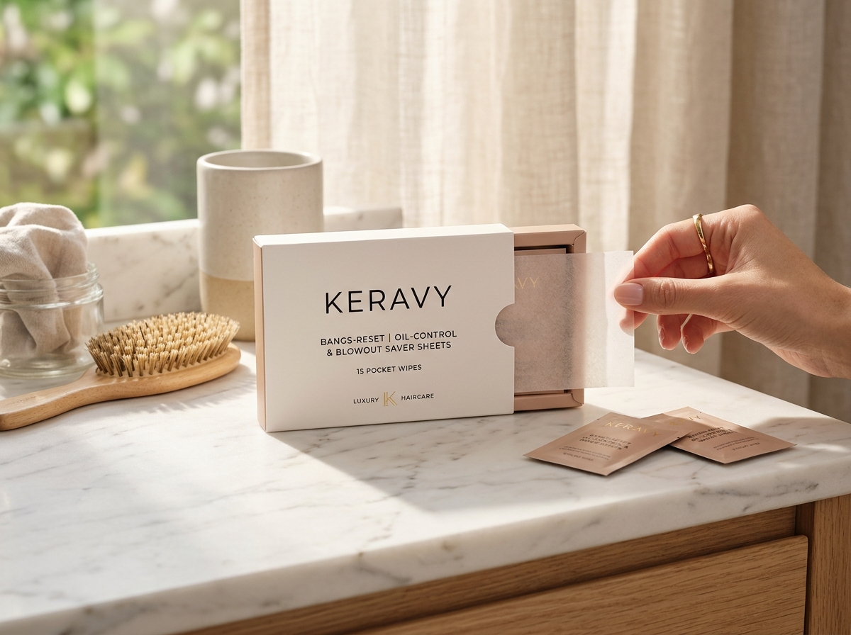 KERAVY Bangs-Reset Oil-Control Sheets
